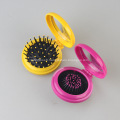 Brosse à cheveux compacte promotionnelle avec miroir